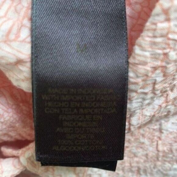 Floral Print Button Down Shirt 3/4 Sleeve Career Casual Blouse - Picture 10 of 14